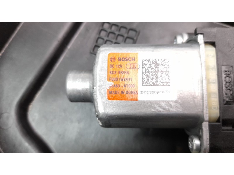 Recambio de elevalunas trasero derecho para kia niro (sg2) hybrid concept referencia OEM IAM 83480AT000  