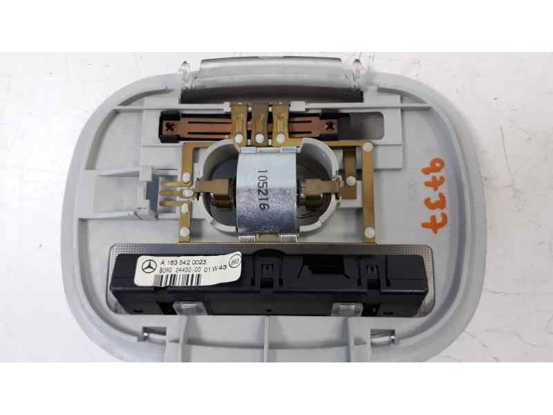 Recambio de luz interior para mercedes-benz clase m (w163) 400 cdi (163.128) referencia OEM IAM 1638201723 1635420023 