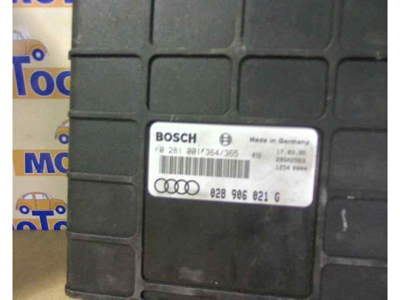 Recambio de centralita motor uce para audi a4 berlina (b5) 1.9 tdi referencia OEM IAM 0281001364 0 281 001 365 028 906 021 G