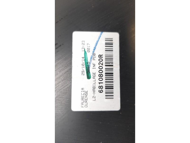 Recambio de guantera para renault megane iii berlina 5 p limited referencia OEM IAM 685600001R  