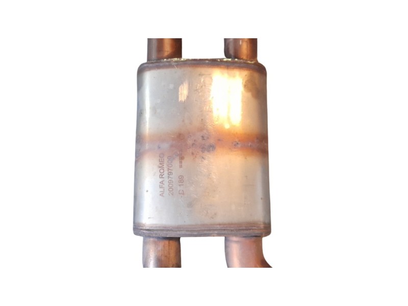 Recambio de tubo escape central para alfa romeo stelvio (630) quadrifoglio 4wd referencia OEM IAM 2009797000  