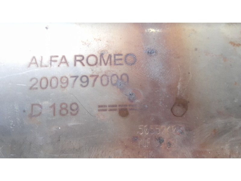 Recambio de tubo escape central para alfa romeo stelvio (630) quadrifoglio 4wd referencia OEM IAM 2009797000  