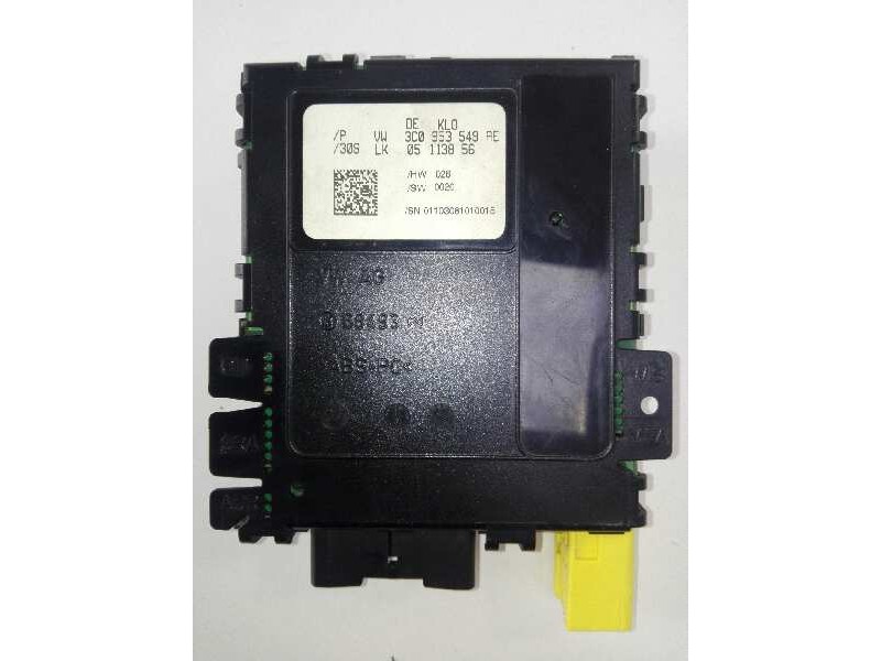 Recambio de centralita asd para volkswagen passat berlina (3c2) r line referencia OEM IAM 3C0953549AE 05113856 