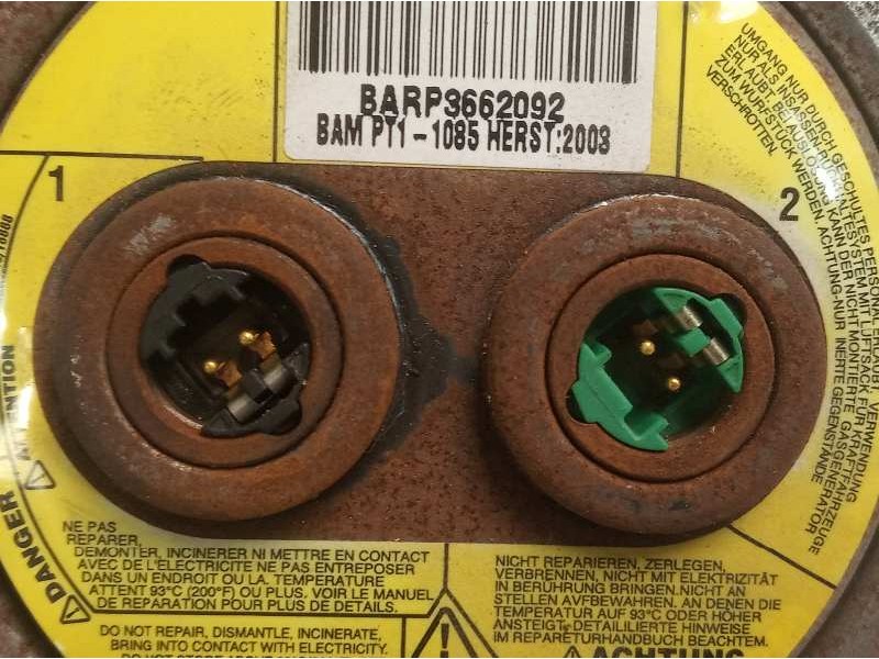 Recambio de airbag delantero izquierdo para bmw x5 (e53) 3.0d referencia OEM IAM 33675789102T 03B157DT16437 