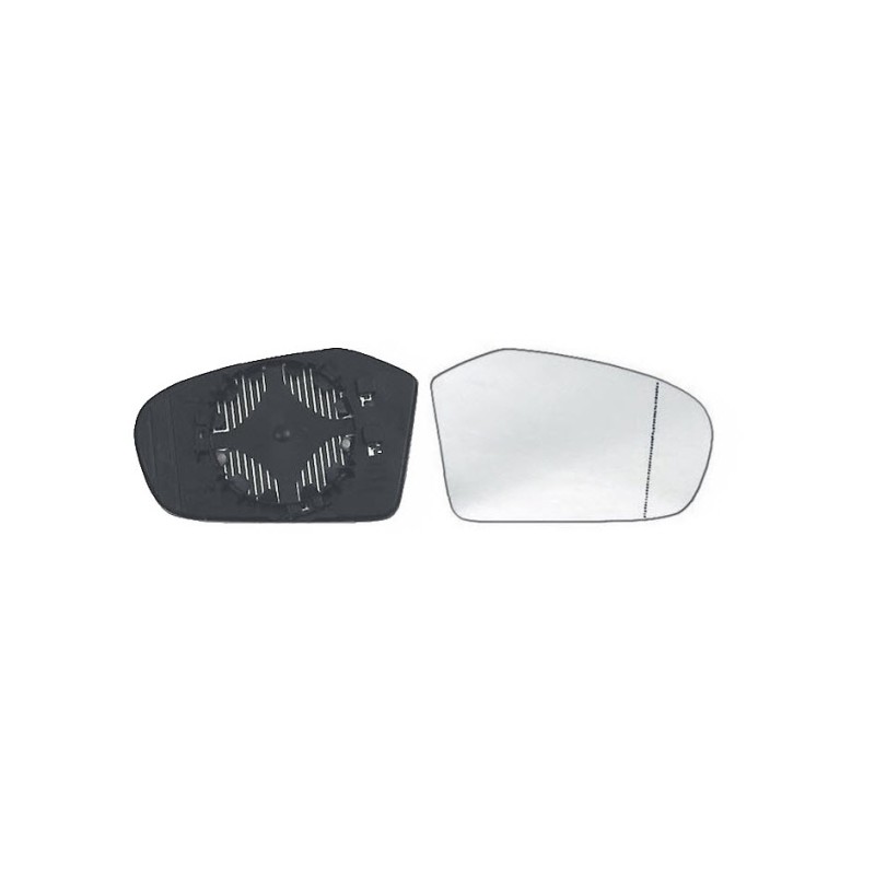 Recambio de cristal retrovisor derecho para mercedes-benz clase a (w169) referencia OEM IAM A3148578 1051423019 ME3247533