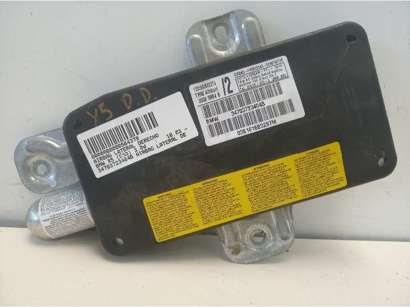 Recambio de airbag lateral derecho para bmw x5 (e53) 3.0d referencia OEM IAM 34703723404B 30339884B 