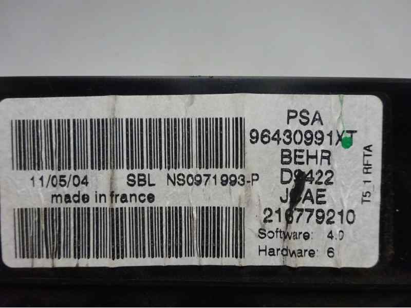 Recambio de mando climatizador para peugeot 307 (s1) xr referencia OEM IAM 96430991XT  