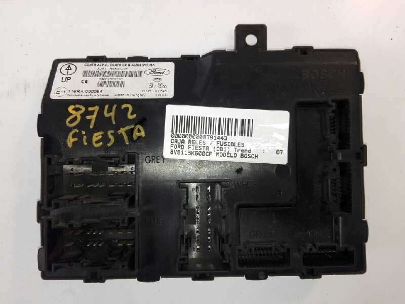 Recambio de modulo electronico para ford fiesta (cb1) trend referencia OEM IAM 8V5115K600CF 116RA000084 