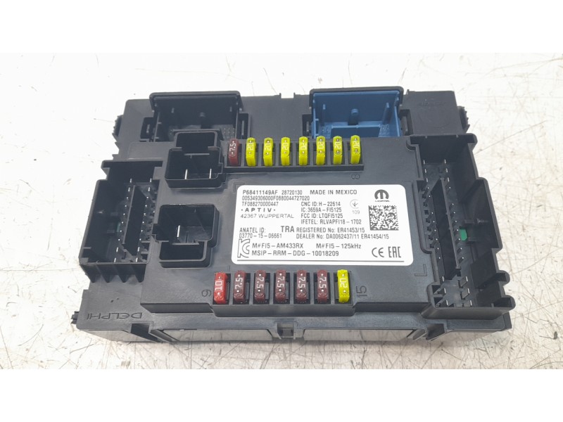 Recambio de caja reles / fusibles para jeep compass (m7) limited fwd referencia OEM IAM P68411149AF  