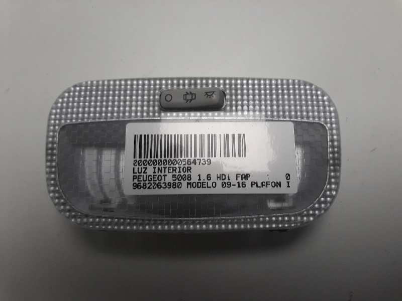 Recambio de luz interior para peugeot 5008 1.6 hdi fap referencia OEM IAM 9682063980  