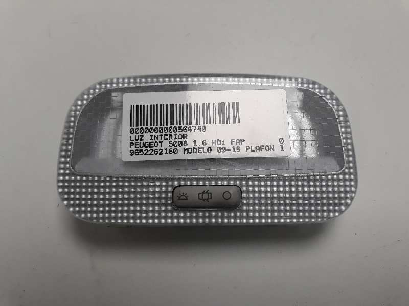 Recambio de luz interior para peugeot 5008 1.6 hdi fap referencia OEM IAM 9652262180  