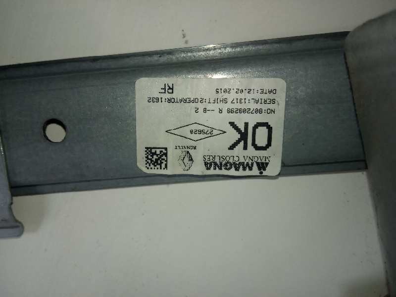 Recambio de elevalunas delantero derecho para dacia sandero sl audacia referencia OEM IAM 807209299  