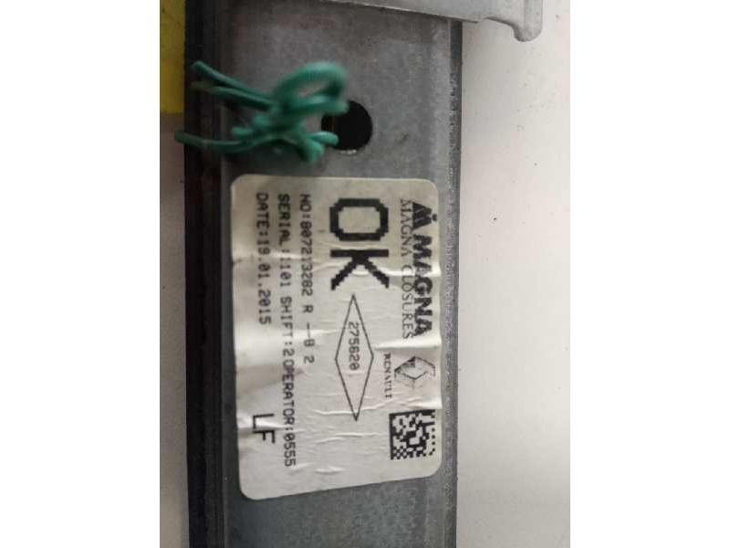 Recambio de elevalunas delantero izquierdo para dacia sandero sl audacia referencia OEM IAM 807213282  