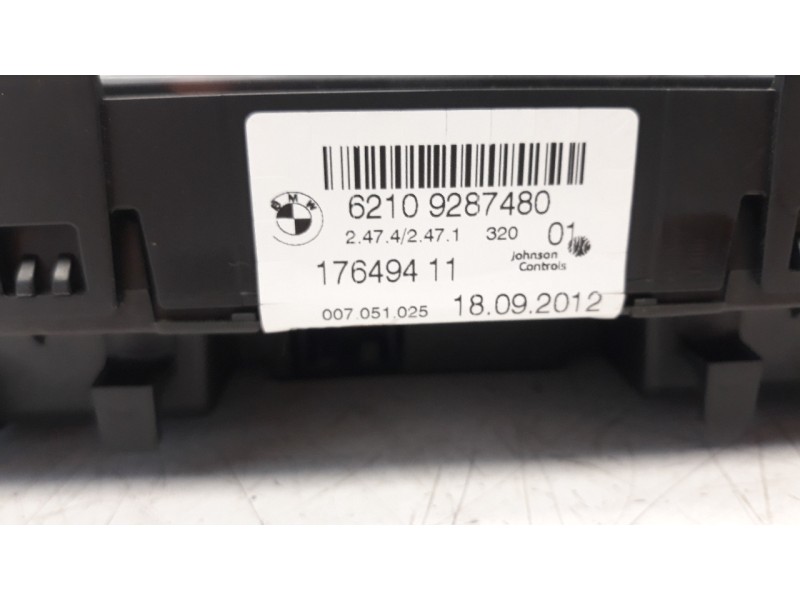 Recambio de cuadro instrumentos para bmw serie 3 lim. (f30) 318d referencia OEM IAM 62109287480 17649411 