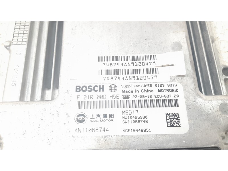 Recambio de centralita motor uce para mg hs comfort referencia OEM IAM F01R00DH5E AN11068744 