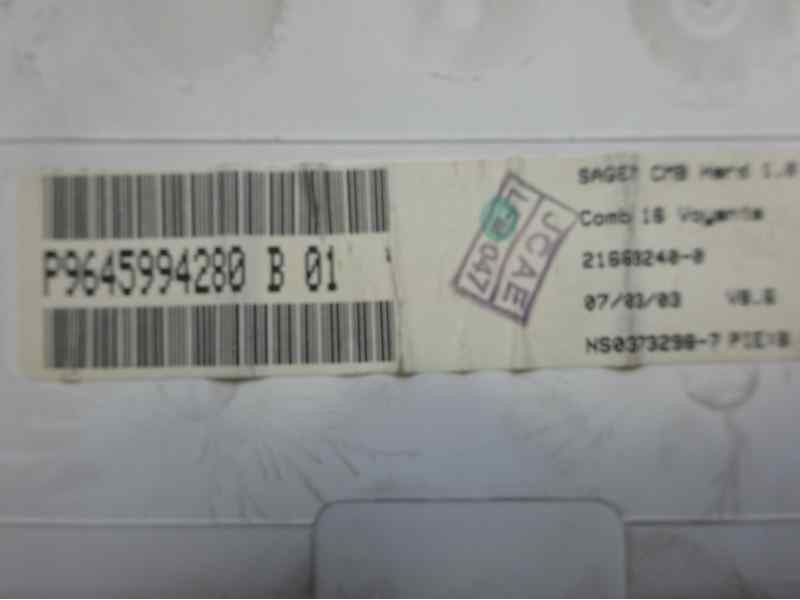 Recambio de cuadro instrumentos para citroen c3 1.4 sx plus referencia OEM IAM 9645994280B01 216692400 