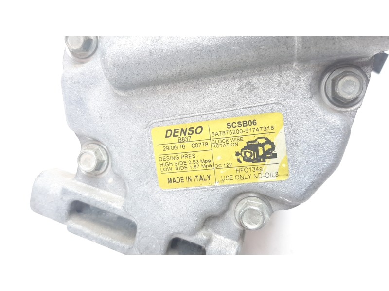Recambio de compresor aire acondicionado para fiat panda (319) 1.2 cat bivalent. gasolina / gpl referencia OEM IAM 51747318 3218