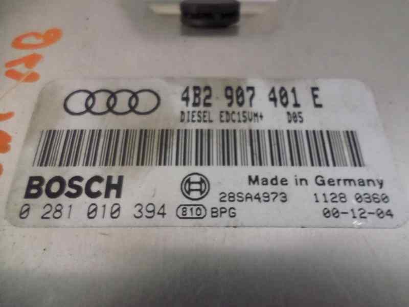 Recambio de centralita motor uce para audi a6 avant (4b5) 2.5 tdi referencia OEM IAM 4B2907401E 0281010394 