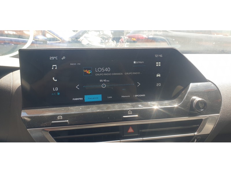 Recambio de pantalla multifuncion para citroen c4 pure tech referencia OEM IAM 1684216780  