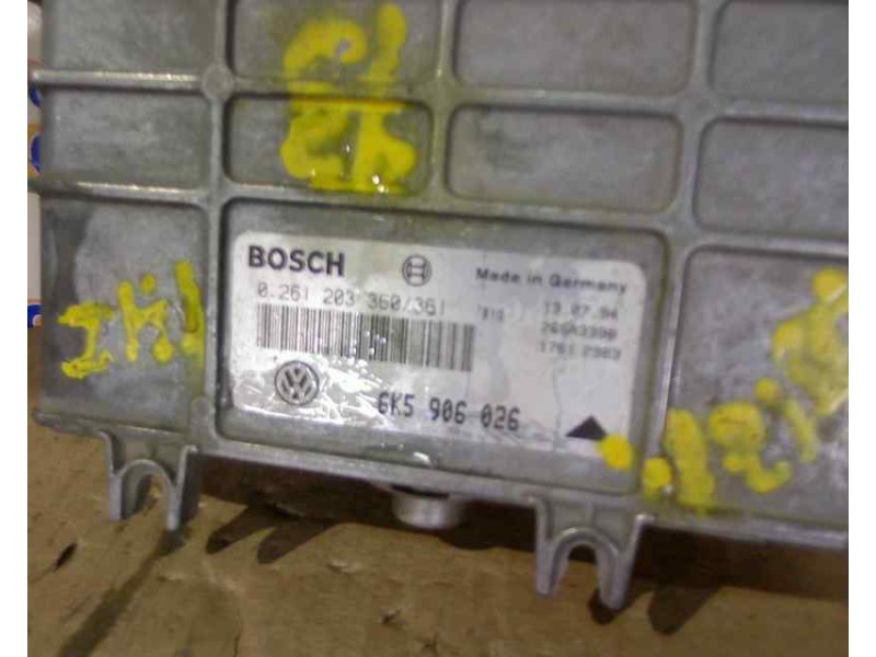 Recambio de centralita motor uce para seat ibiza (6k) 1.4 referencia OEM IAM 6K5906026 0261203361 0261203360