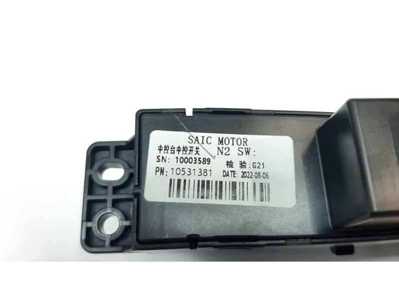 Recambio de interruptor para mg hs comfort referencia OEM IAM 10531381  