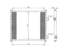 Recambio de condensador / radiador aire acondicionado para ford ka (ccq) collection referencia OEM IAM 97KW19710AB 35357 