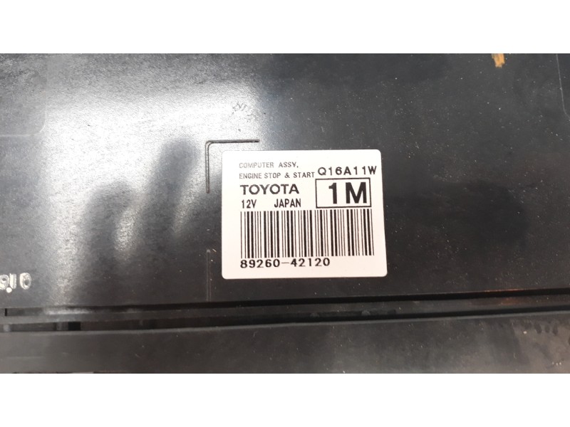 Recambio de modulo electronico para toyota rav 4 2.0 d-4d cat referencia OEM IAM 8926042120  