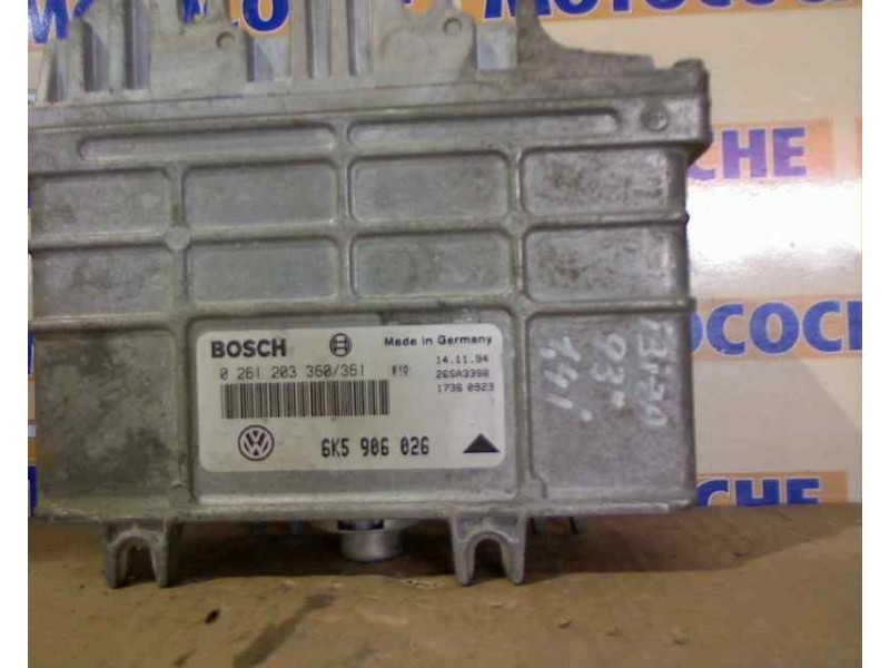 Recambio de centralita motor uce para seat ibiza (6k) 1.4 referencia OEM IAM 6K5906026 0261203361 0261203360