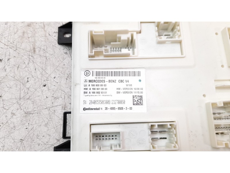 Recambio de modulo electronico para mercedes-benz clase m (w166) ml 250 bluetec (166.004) referencia OEM IAM A1669008903  
