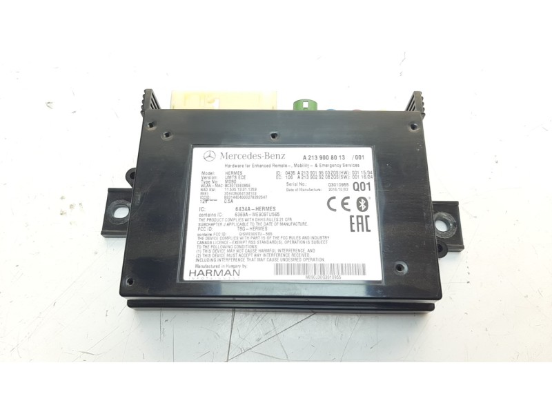 Recambio de modulo electronico para mercedes-benz clase a (w176) 2.1 cdi cat referencia OEM IAM A2139008013  