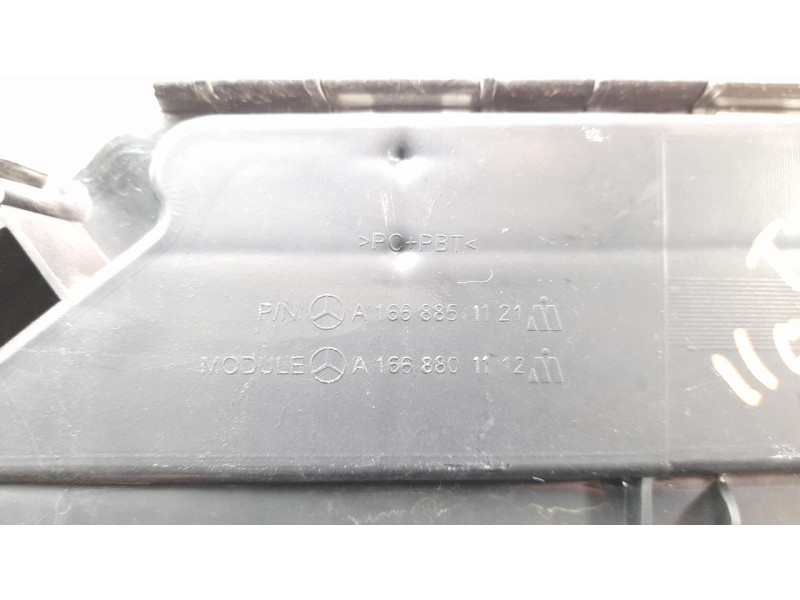 Recambio de soporte paragolpes trasero para mercedes-benz clase m (w166) ml 250 bluetec (166.004) referencia OEM IAM A1668851121