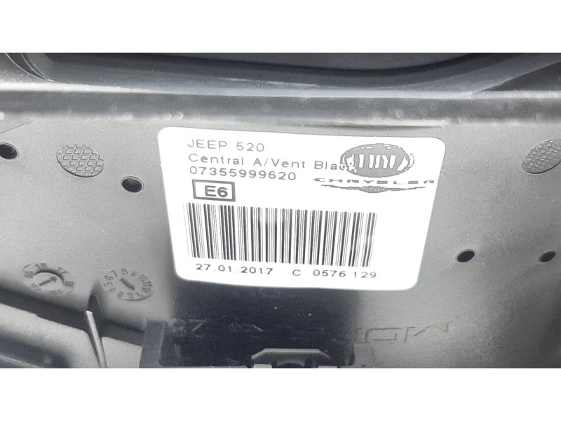 Recambio de aireador central para jeep renegade 1.6 m-jet cat referencia OEM IAM 7355999620  