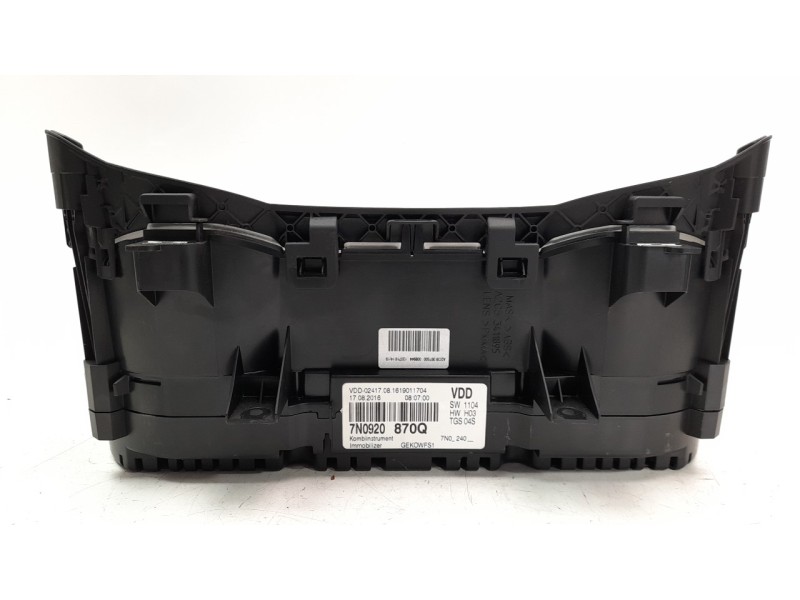 Recambio de cuadro instrumentos para volkswagen sharan (7n2) 2.0 tdi referencia OEM IAM 7N0920870Q 3219792 