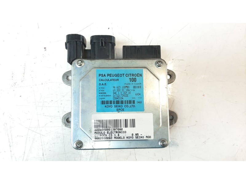 Recambio de modulo electronico para citroen c3 1.4 referencia OEM IAM 9662310080 6900001184A Q1T22173