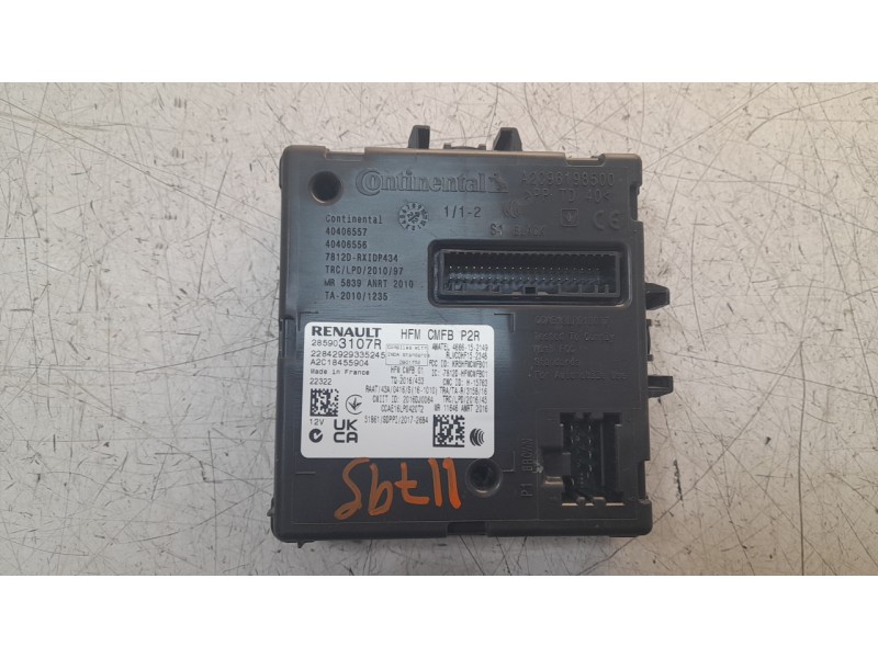 Recambio de modulo electronico para dacia duster ii anniversary referencia OEM IAM 285903107R  