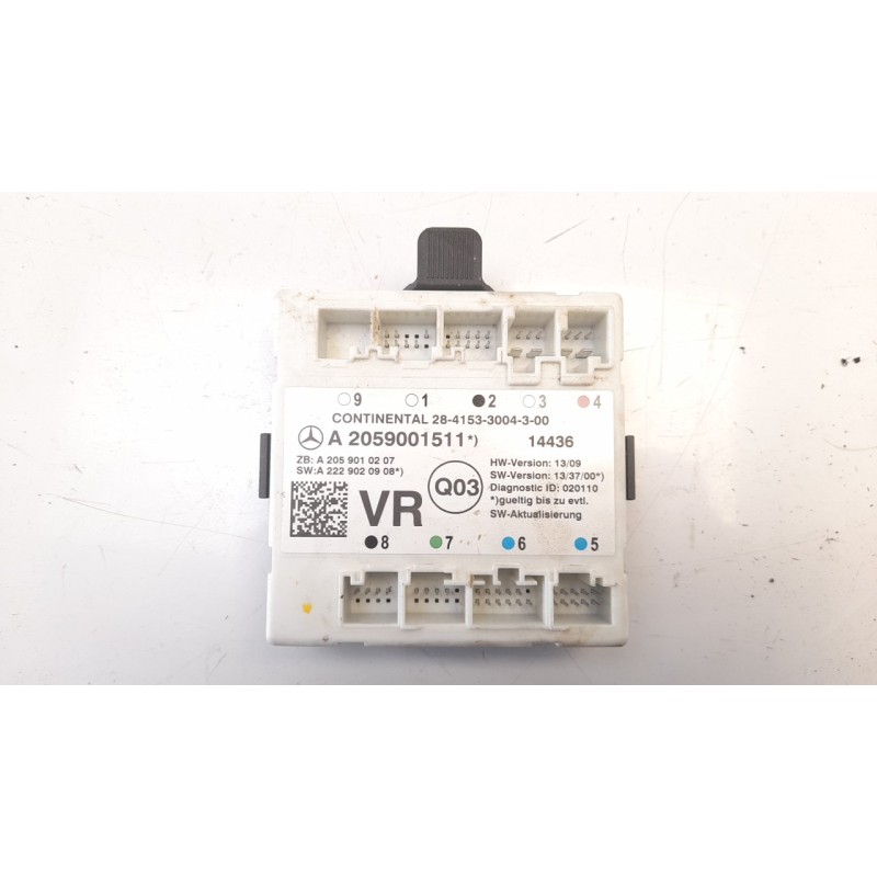 Recambio de modulo confort para mercedes-benz clase c (w205) lim. c 220 cdi bluetec (205.004) referencia OEM IAM A2059001511 A20