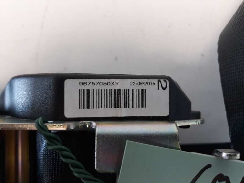 Recambio de cinturon seguridad trasero derecho para citroen c-elysée exclusive referencia OEM IAM 96757050XY  