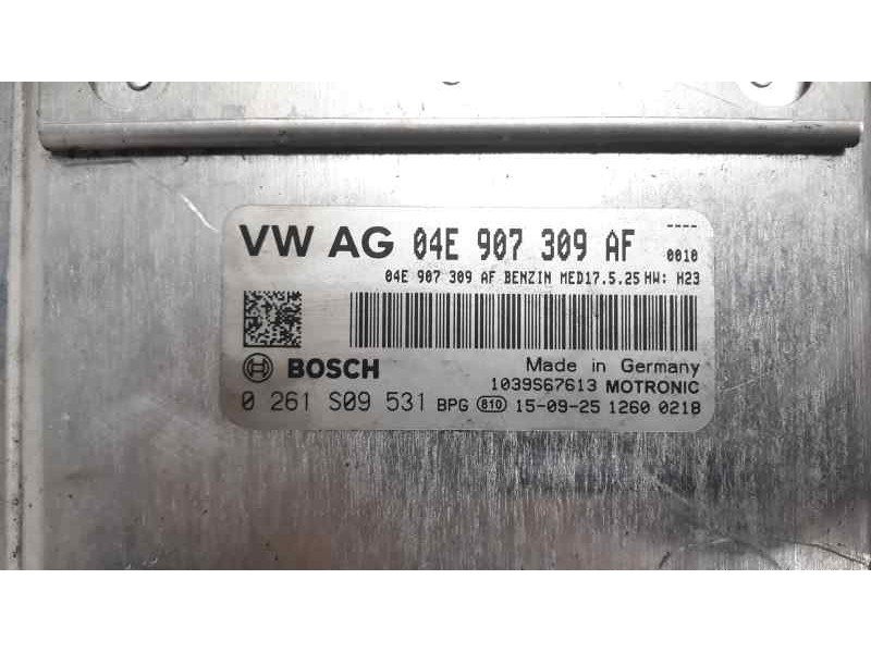 Recambio de centralita motor uce para seat ibiza (6p1) style referencia OEM IAM 04E907309AF 0261S09531 