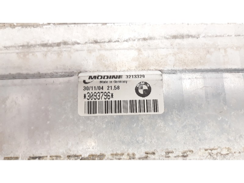 Recambio de intercooler para bmw serie 1 berlina (e81/e87) 2.0 16v diesel cat referencia OEM IAM 3213329 30907A 