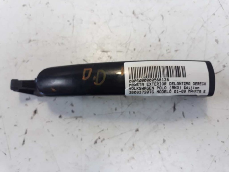 Recambio de maneta exterior delantera derecha para volkswagen polo (9n3) edition referencia OEM IAM 3B0837207G  