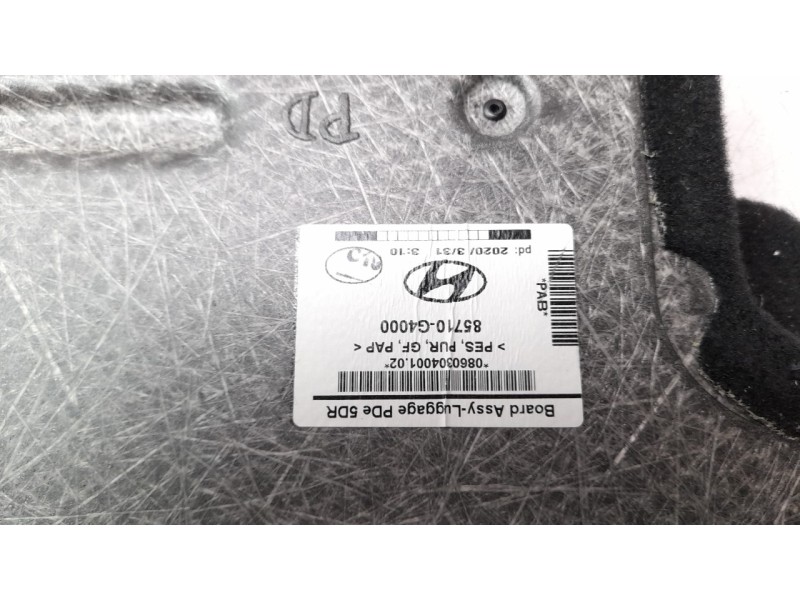 Recambio de bandeja trasera para hyundai i30 (pd) 1.0 tgdi cat referencia OEM IAM 85710G4000  