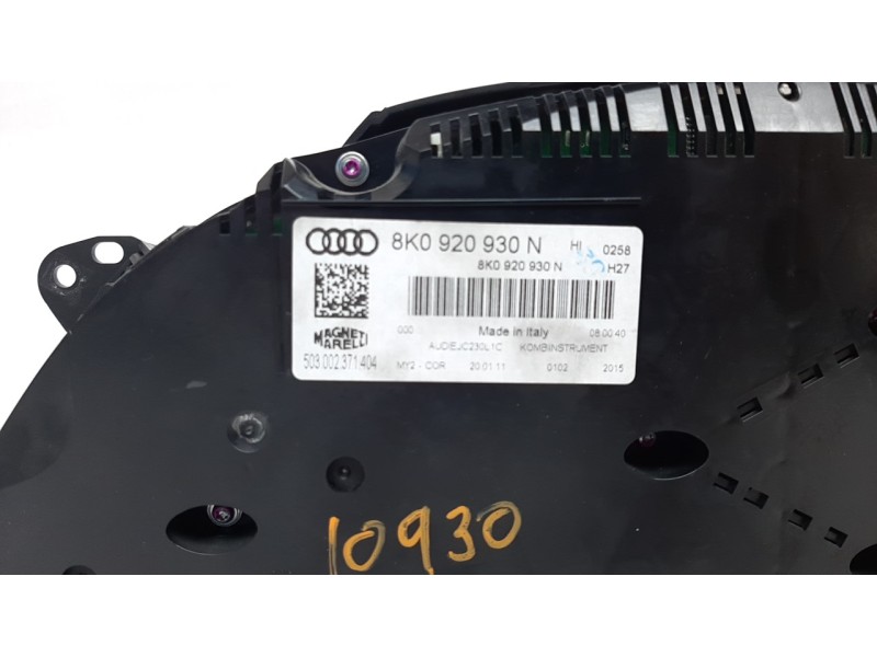 Recambio de cuadro instrumentos para audi a4 ber. (b8) 2.0 16v tdi referencia OEM IAM 8K0920930N  