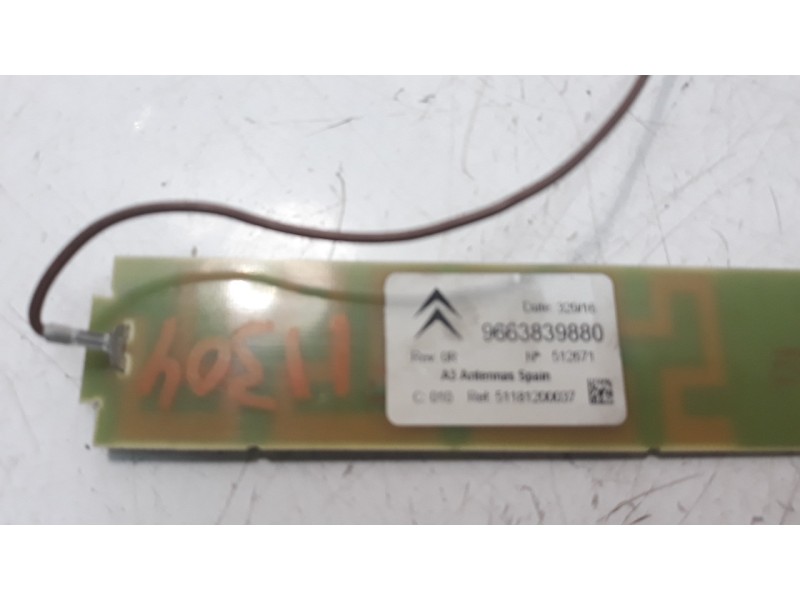 Recambio de modulo electronico para citroen c4 picasso 1.2 12v e-thp referencia OEM IAM 9663839880  