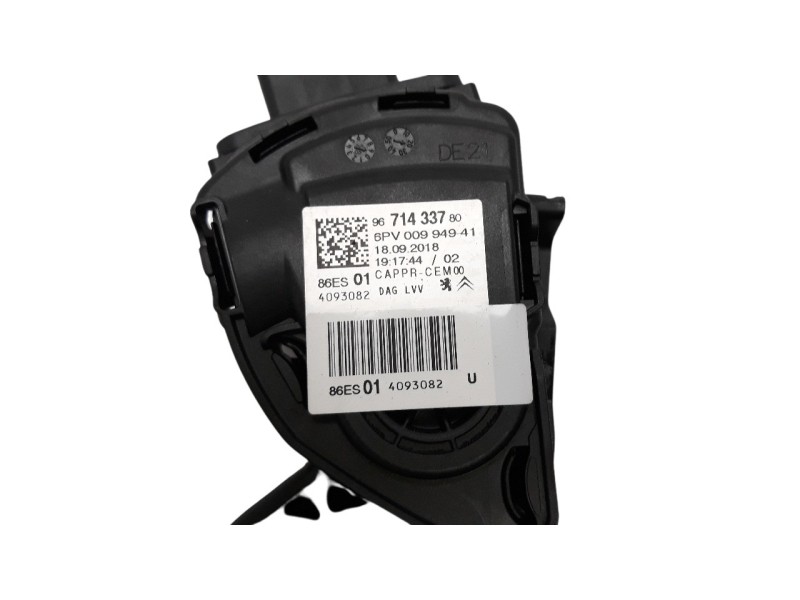 Recambio de potenciometro pedal para peugeot 208 1.2 16v vti referencia OEM IAM 9671433780 6PV009949 