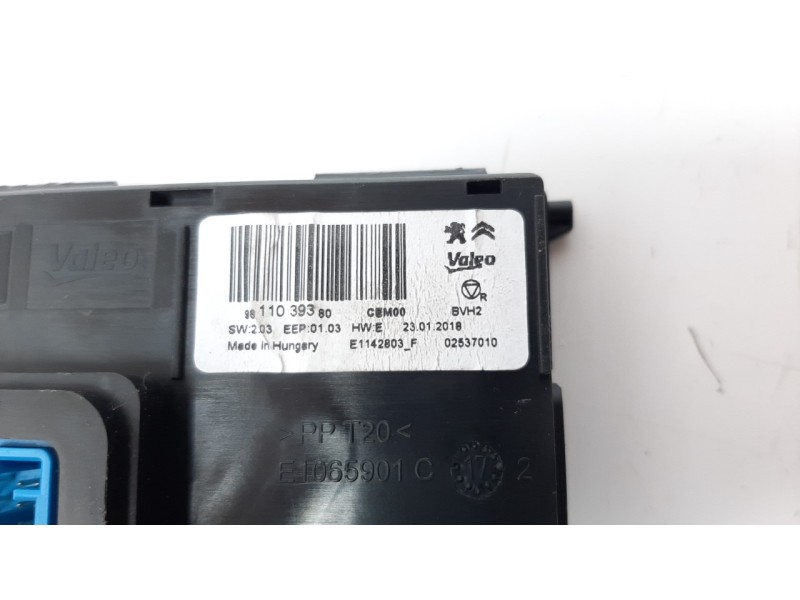 Recambio de modulo electronico para peugeot 308 1.2 12v e-thp referencia OEM IAM 9811039380  