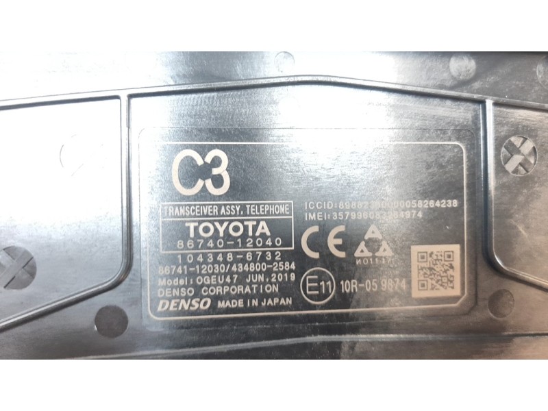 Recambio de modulo electronico para toyota corolla (e21) referencia OEM IAM 8674012040  