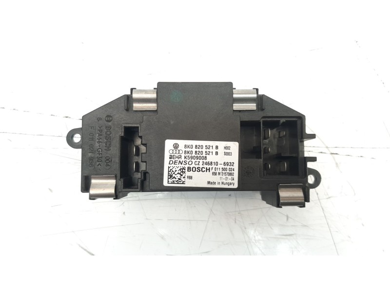 Recambio de resistencia calefaccion para audi a4 ber. (b8) 2.0 16v tdi referencia OEM IAM 8K0820521B  