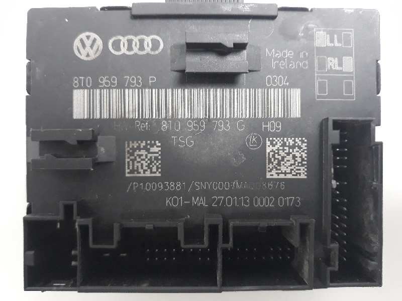 Recambio de modulo confort para audi a4 ber. (b8) advanced edition referencia OEM IAM 8T0959793P 8T0959793G 