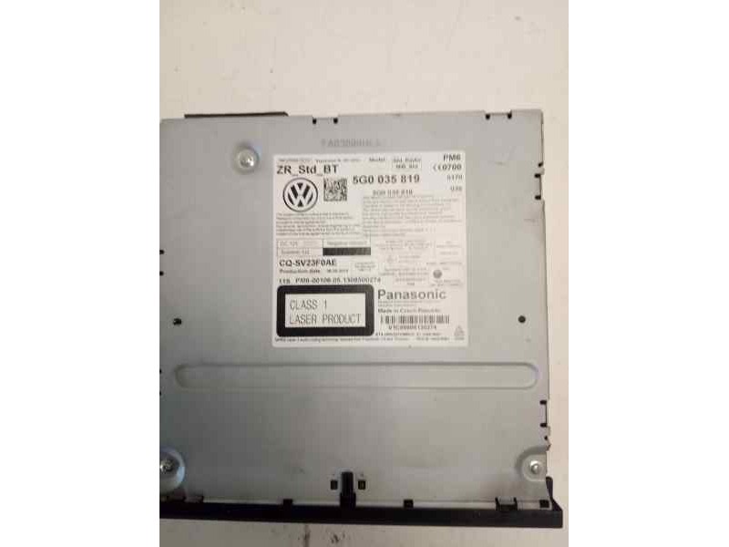 Recambio de sistema audio / radio cd para volkswagen golf vii lim. edition bluemotion referencia OEM IAM 5G0035819  
