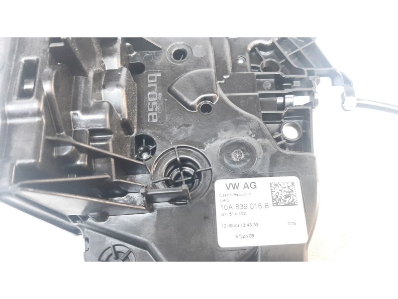 Recambio de cerradura puerta trasera derecha para skoda scala (nw) 1.0 tsi referencia OEM IAM 10A839016B  